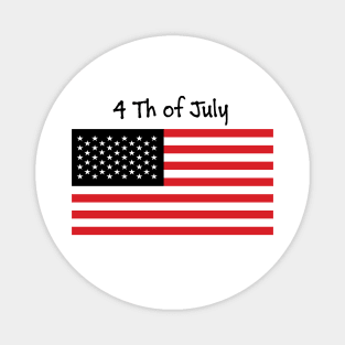 4th of july USA Magnet